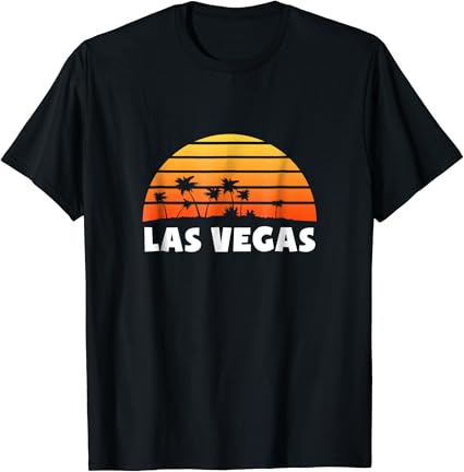 Amazon.com: Las Vegas T-Shirt Vintage Retro: Clothing